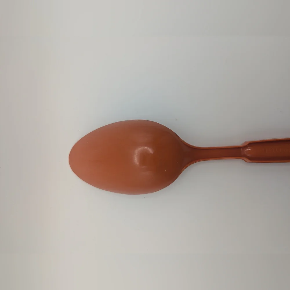Vintage Ekco Orange Solid Serving‎ Spoon Made In USA Dishwasher Safe